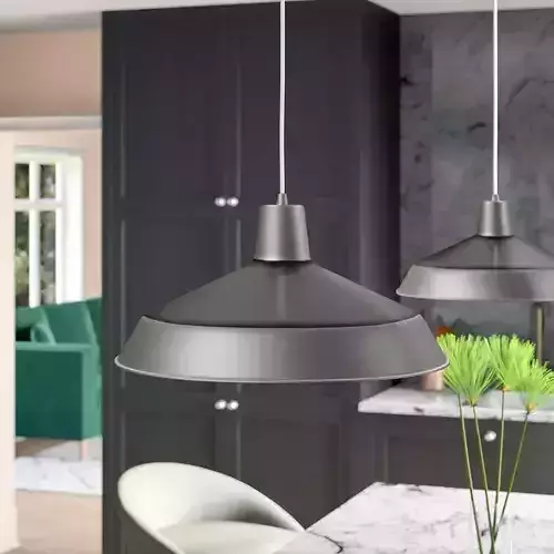 Zavijah 1 - Light Single Dome Pendant - 2 colour