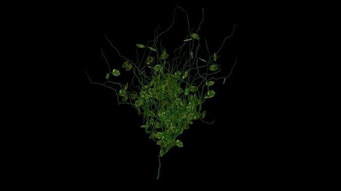 Green Ivy Free low-poly 3D model