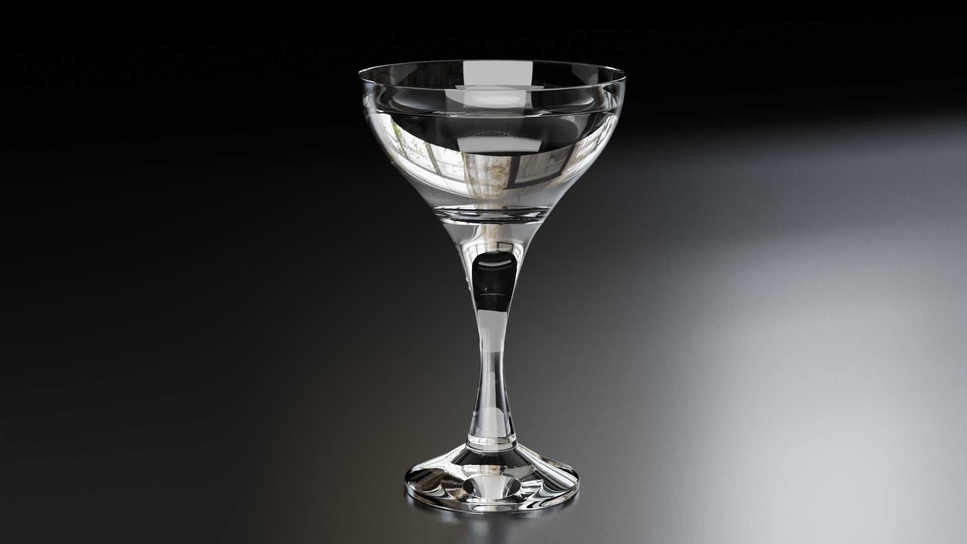 Champagne glass 6 3D model_12