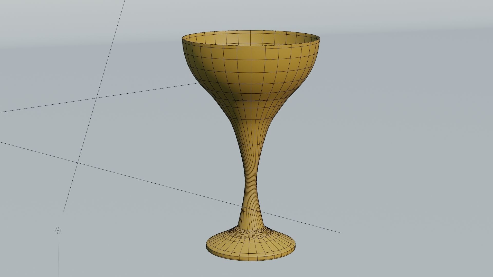 Champagne glass 6 3D model_14