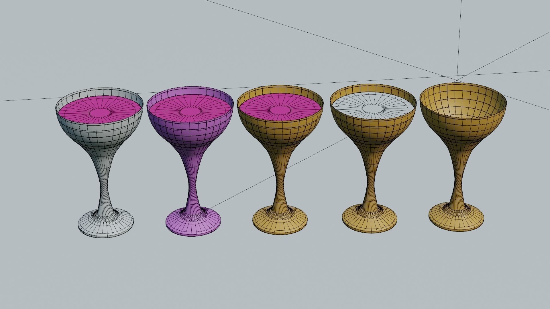 Champagne glass 6 3D model_15