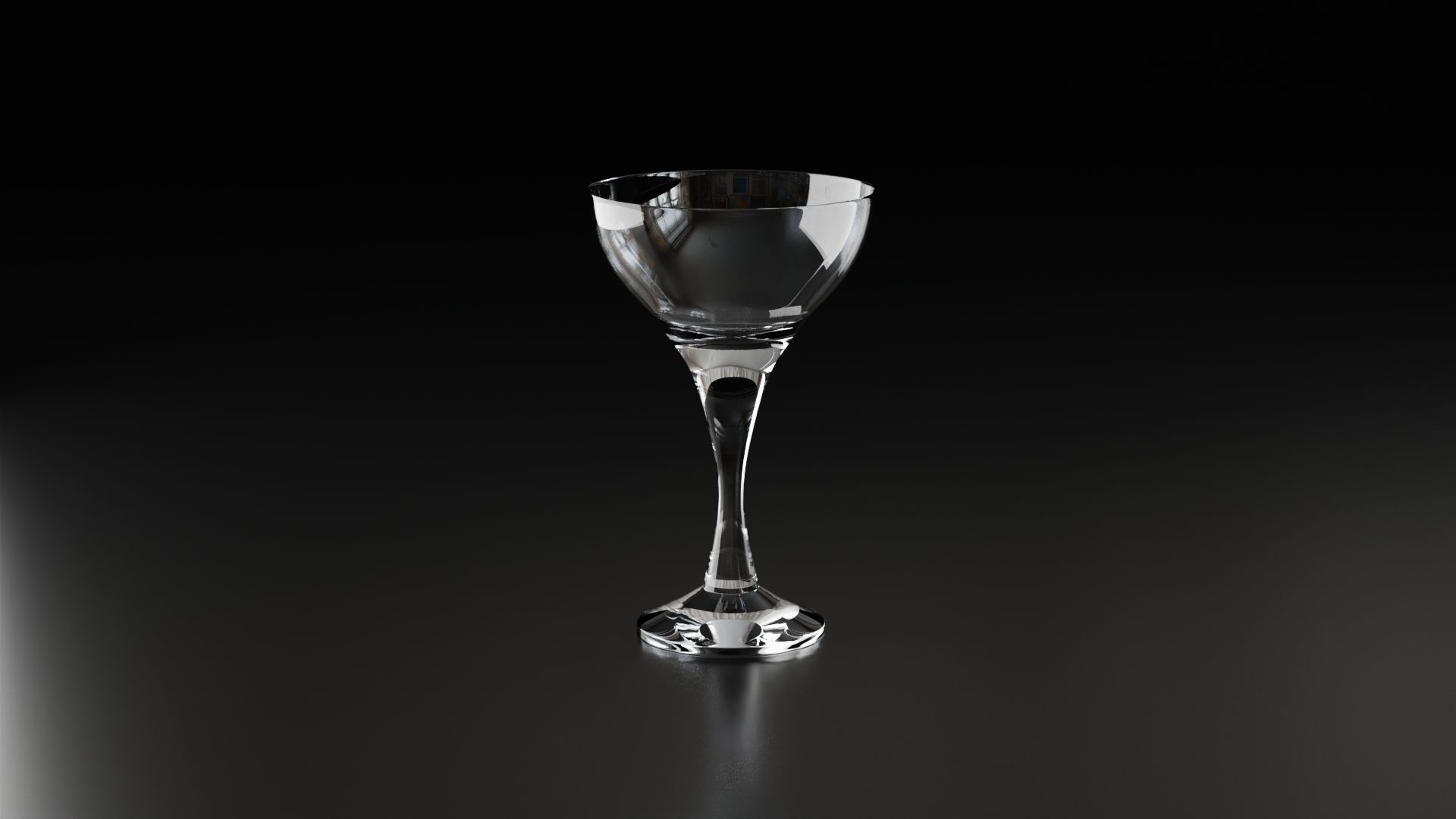 Champagne glass 6 3D model_9