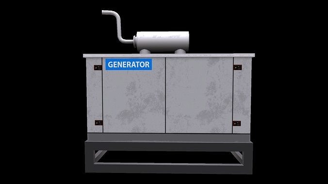 Generator Low-poly 3D model
