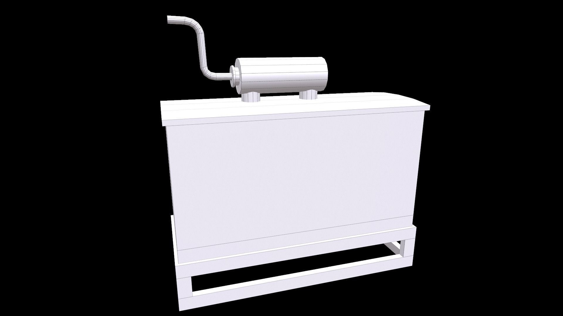 Generator Low-poly 3D model_9