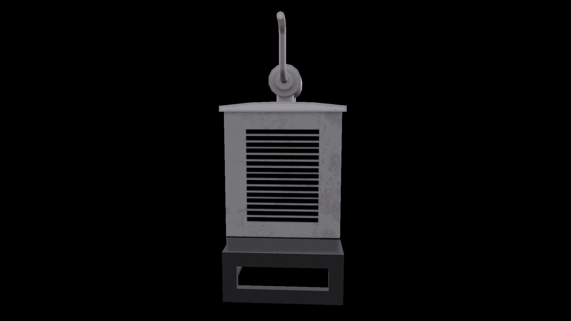 Generator Low-poly 3D model_3