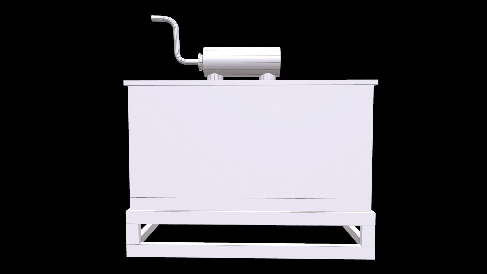 Generator Low-poly 3D model_10