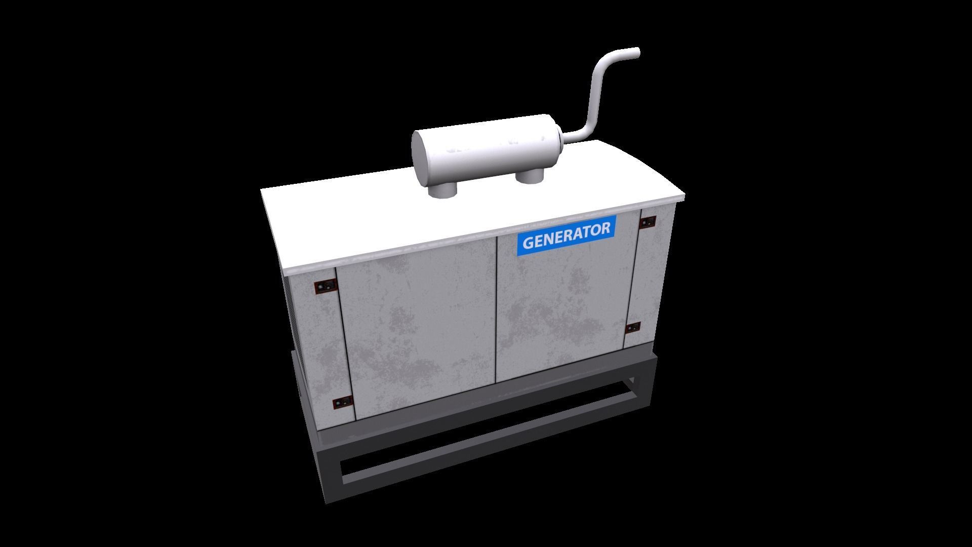 Generator Low-poly 3D model_6