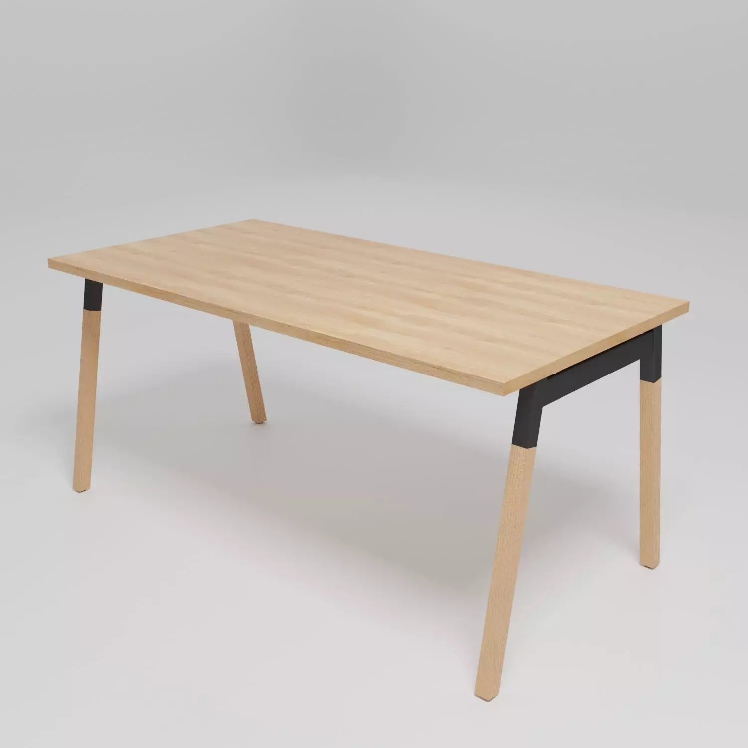 OGI W - Rectangular workstation desk - Free 3D model_0