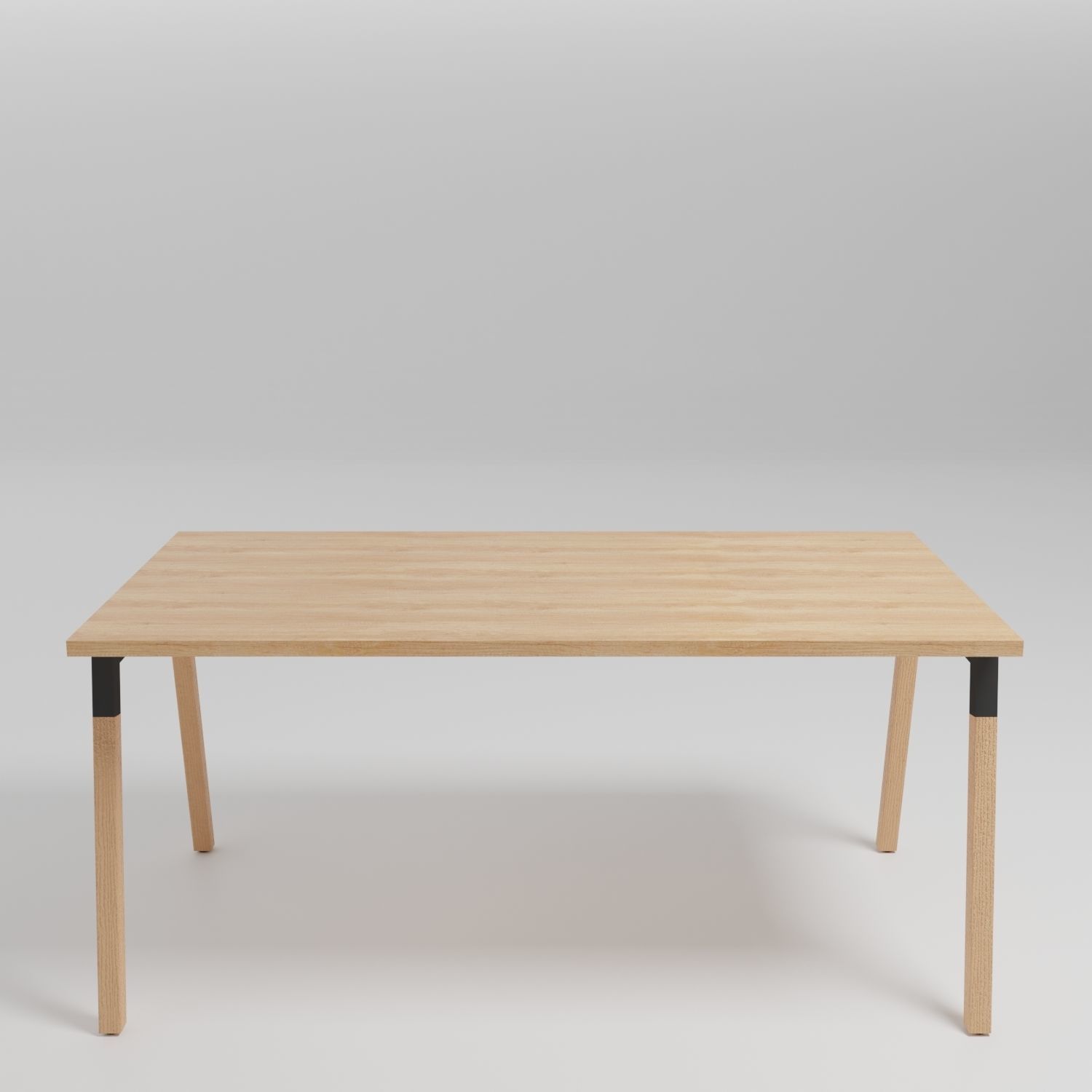 OGI W - Rectangular workstation desk - Free 3D model_1