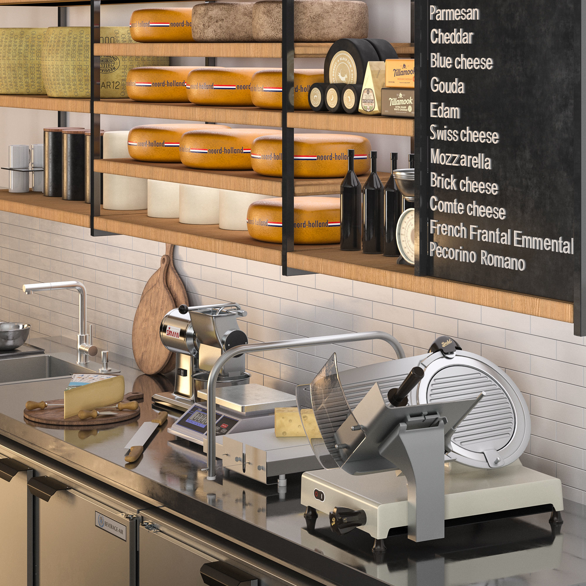 Cheese Shop 3D model_2