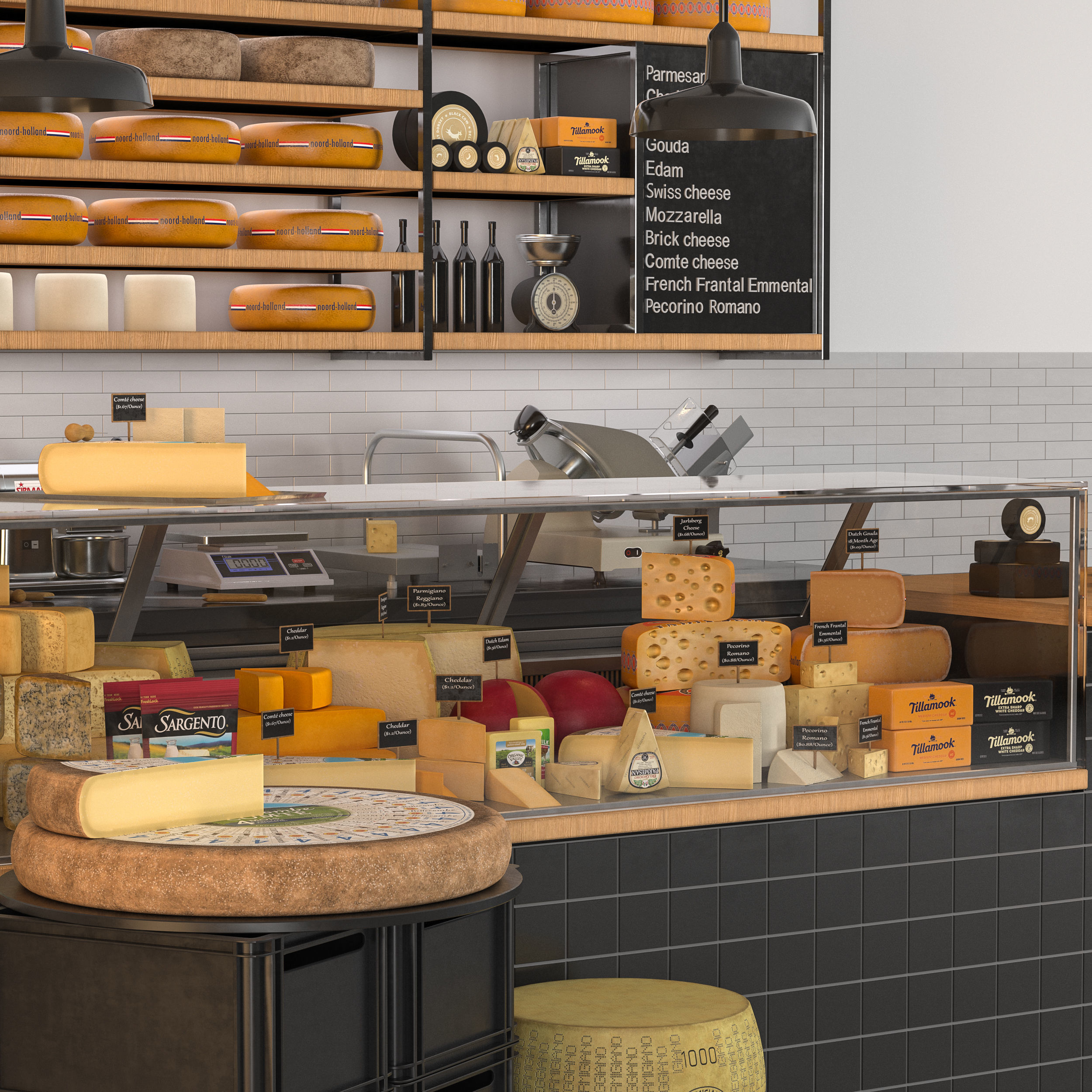 Cheese Shop 3D model_1