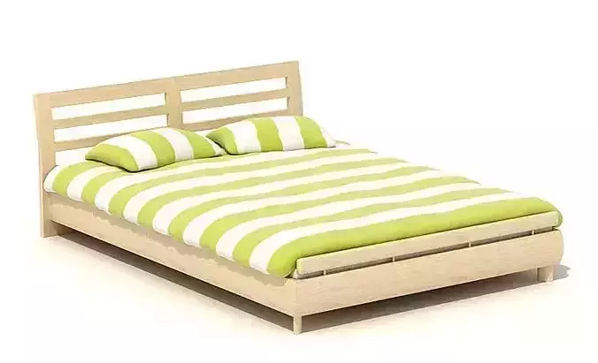 Wooden Frame Bed