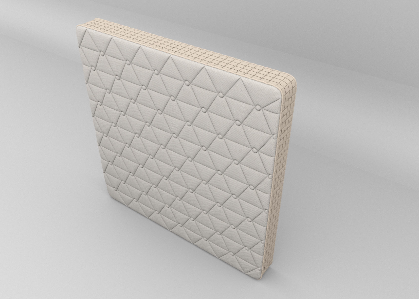 Mattress 3D model ipad case with triangles 3D model_5