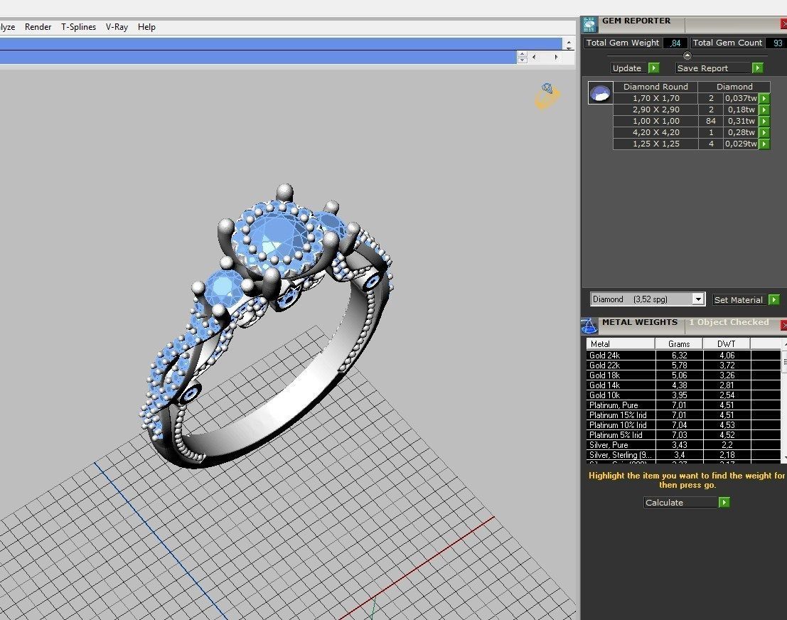 Ring ready for 3d print 3D print model_4