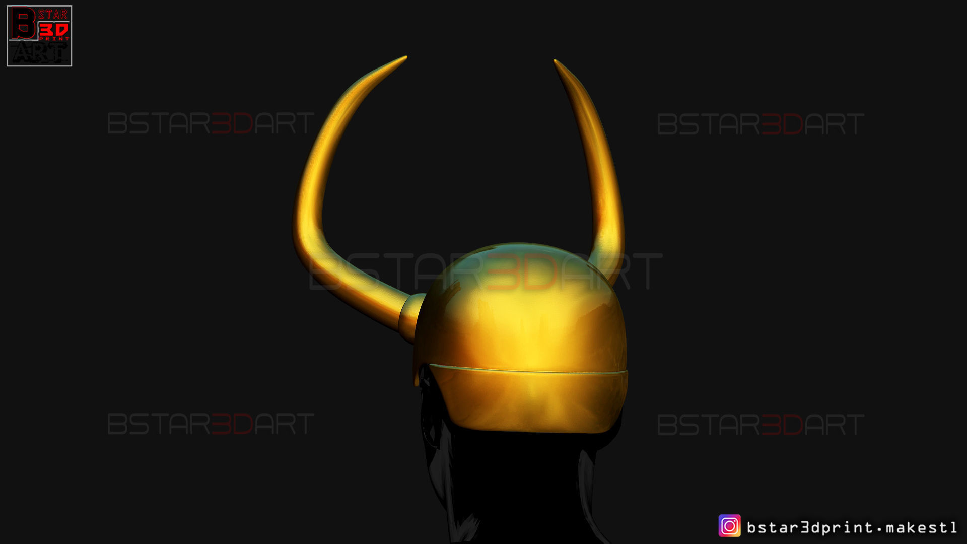 King Loki Crown - Loki Helmet - Marvel Comics 3D print model_11