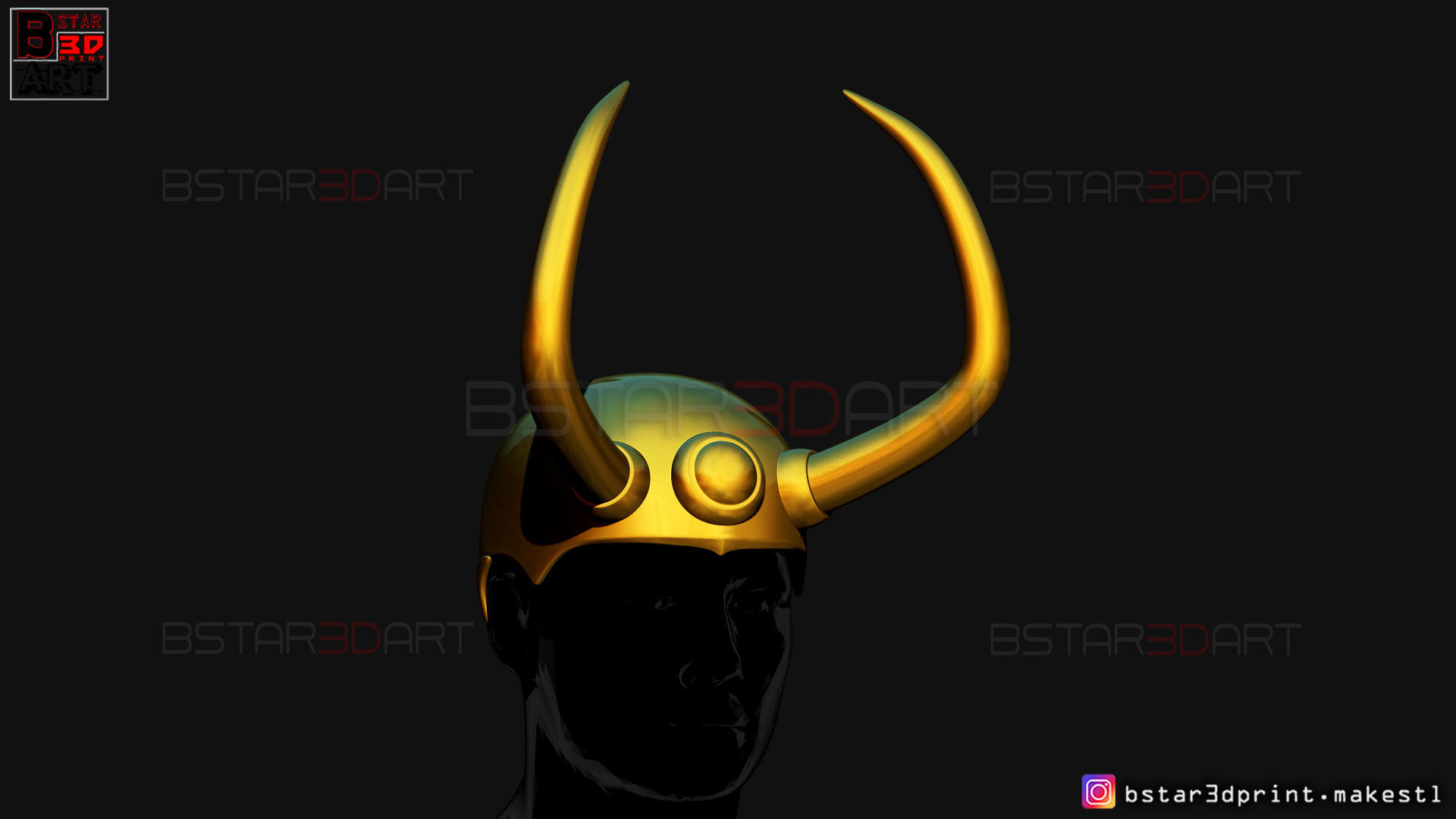 King Loki Crown - Loki Helmet - Marvel Comics 3D print model_15
