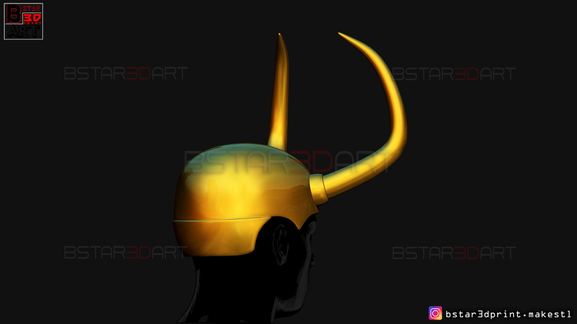 King Loki Crown - Loki Helmet - Marvel Comics 3D print model_13