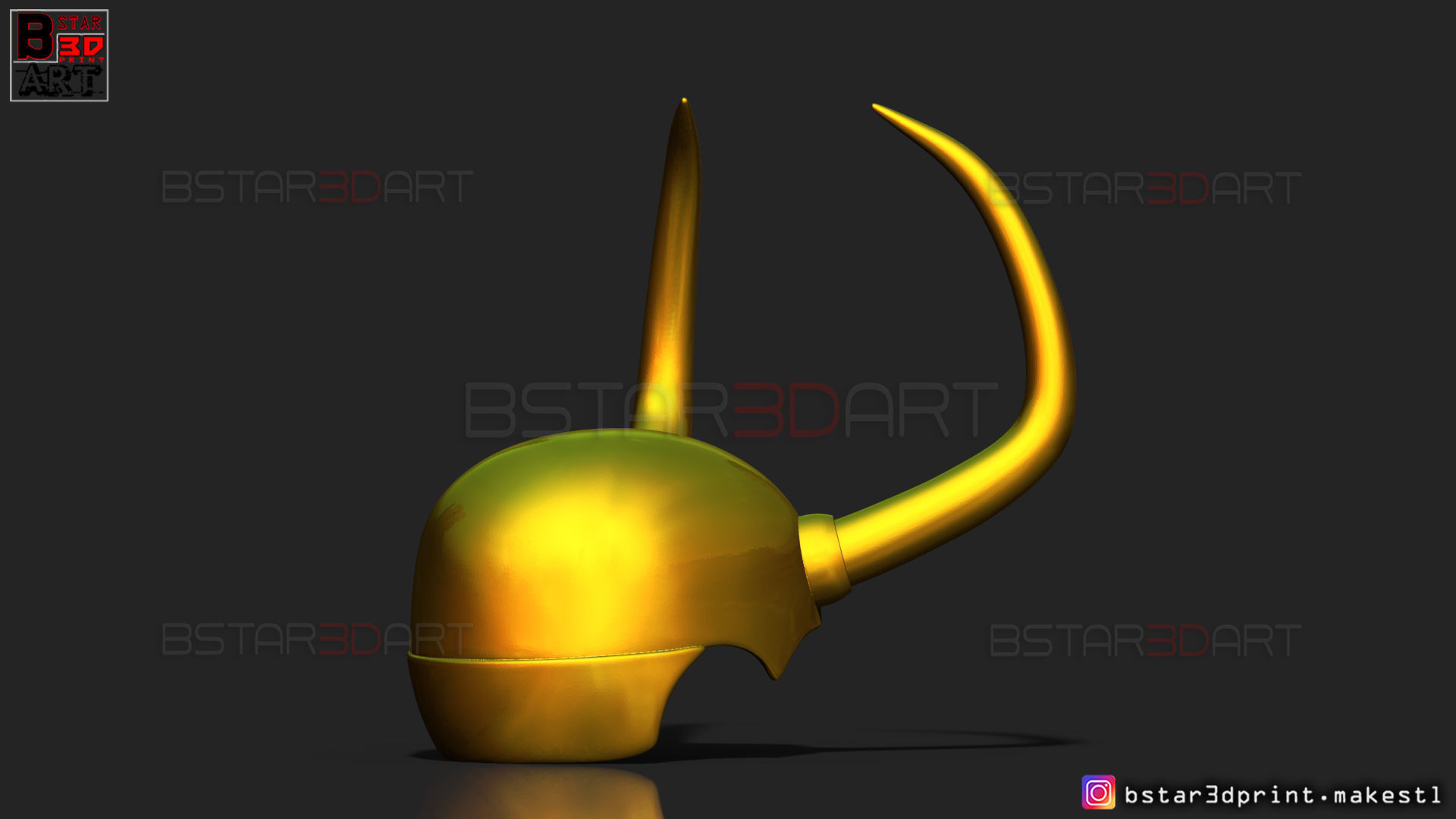 King Loki Crown - Loki Helmet - Marvel Comics 3D print model_5