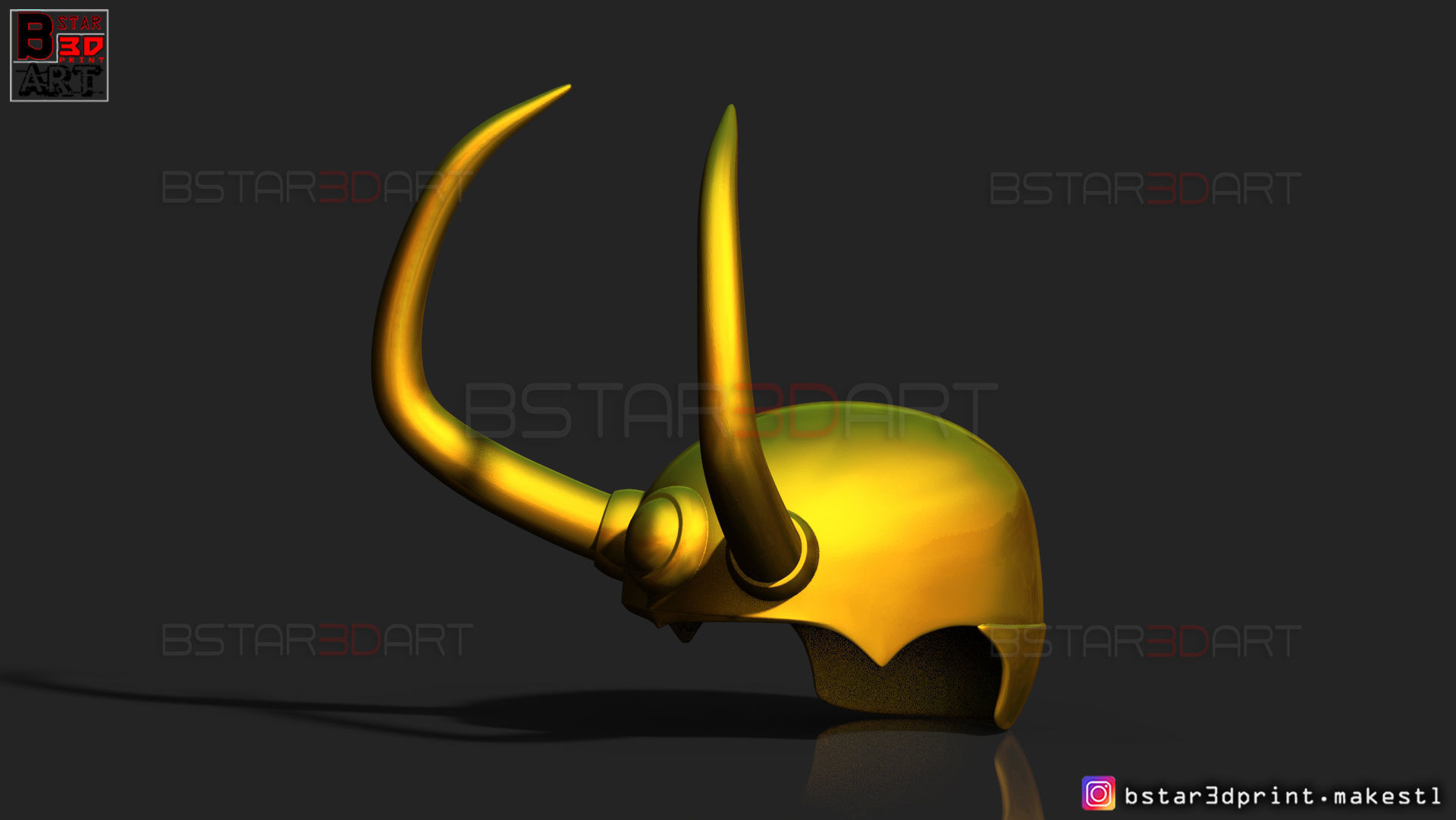 King Loki Crown - Loki Helmet - Marvel Comics 3D print model_2