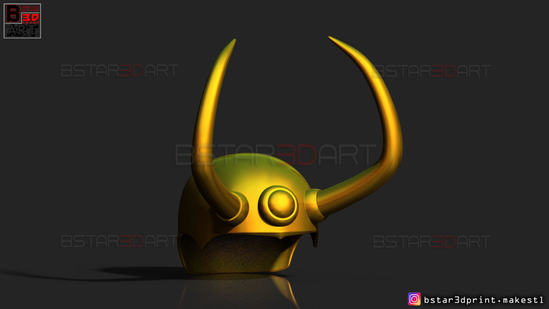 King Loki Crown - Loki Helmet - Marvel Comics 3D print model_7