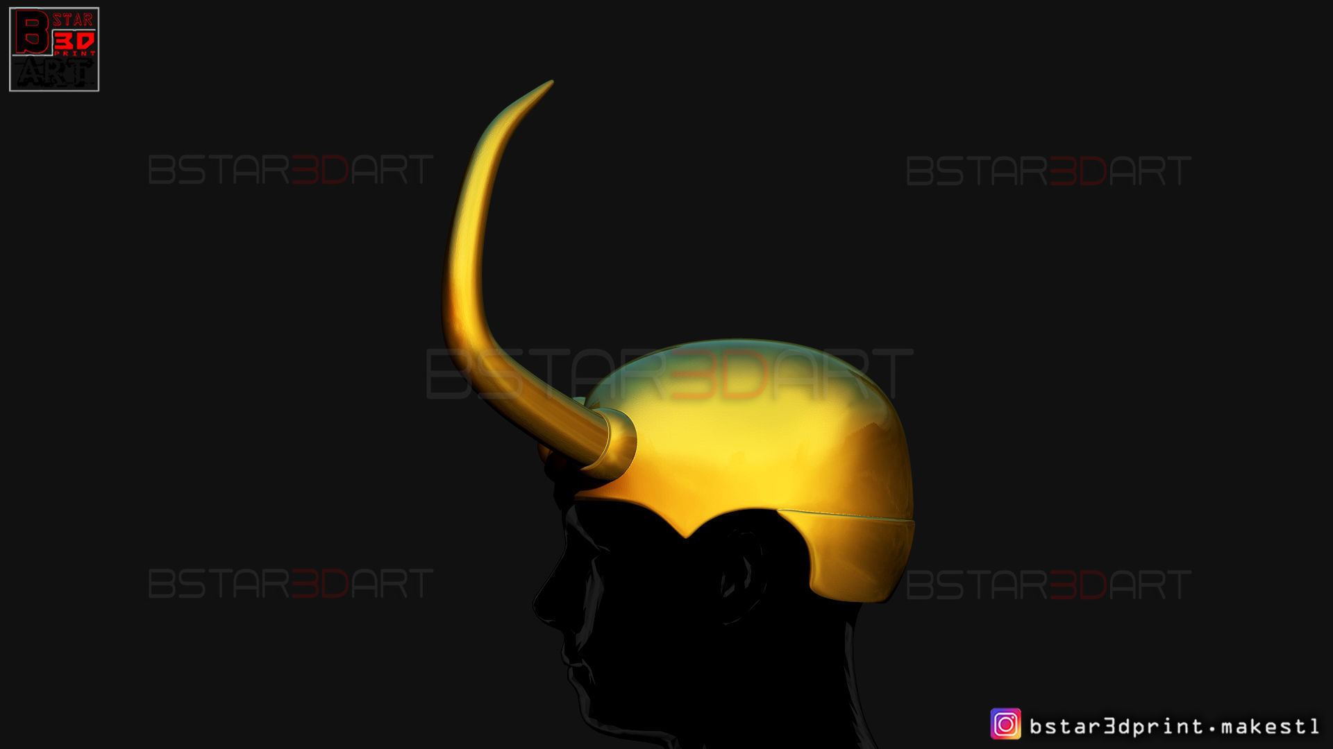 King Loki Crown - Loki Helmet - Marvel Comics 3D print model_10