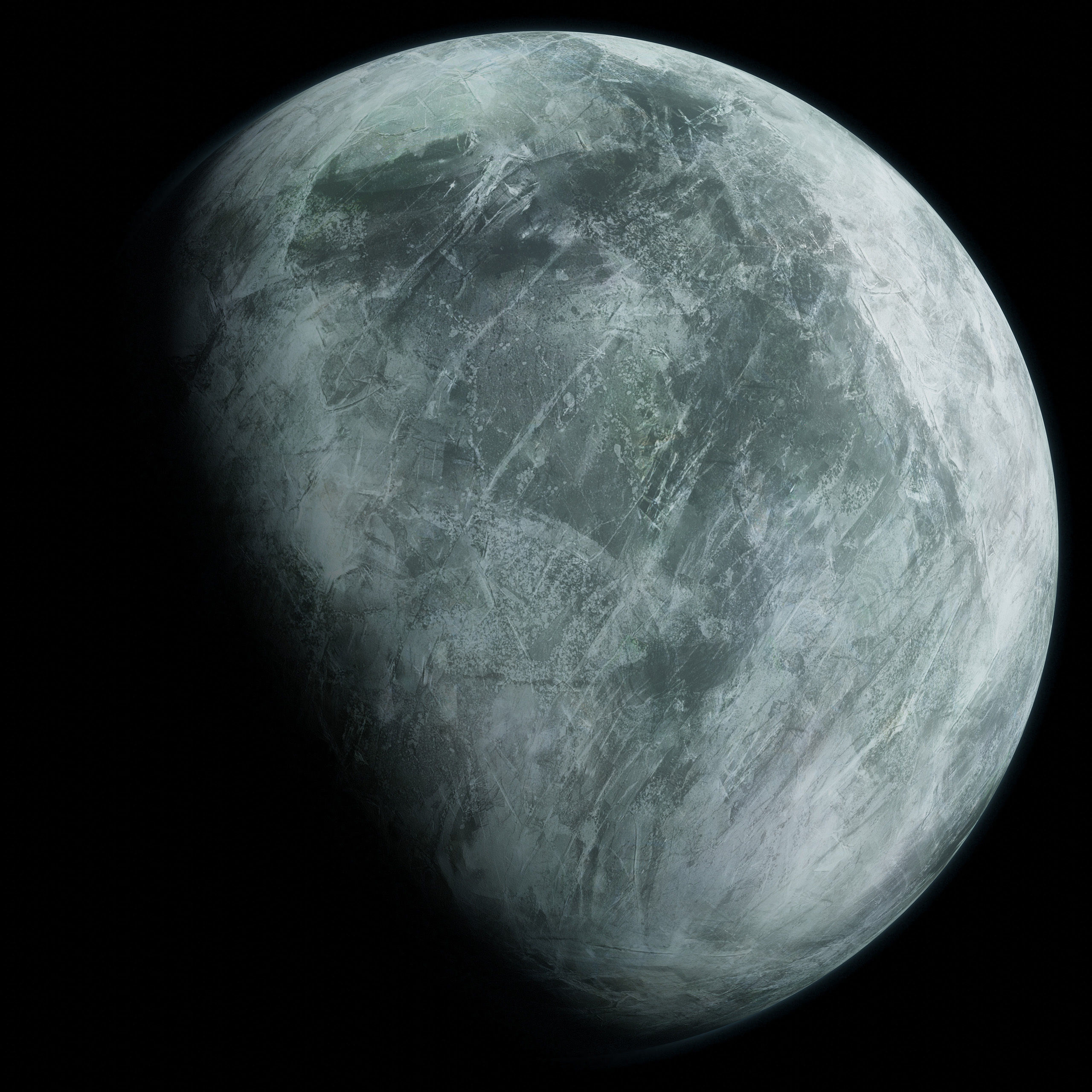 Moon 00A 12K 3D model_2
