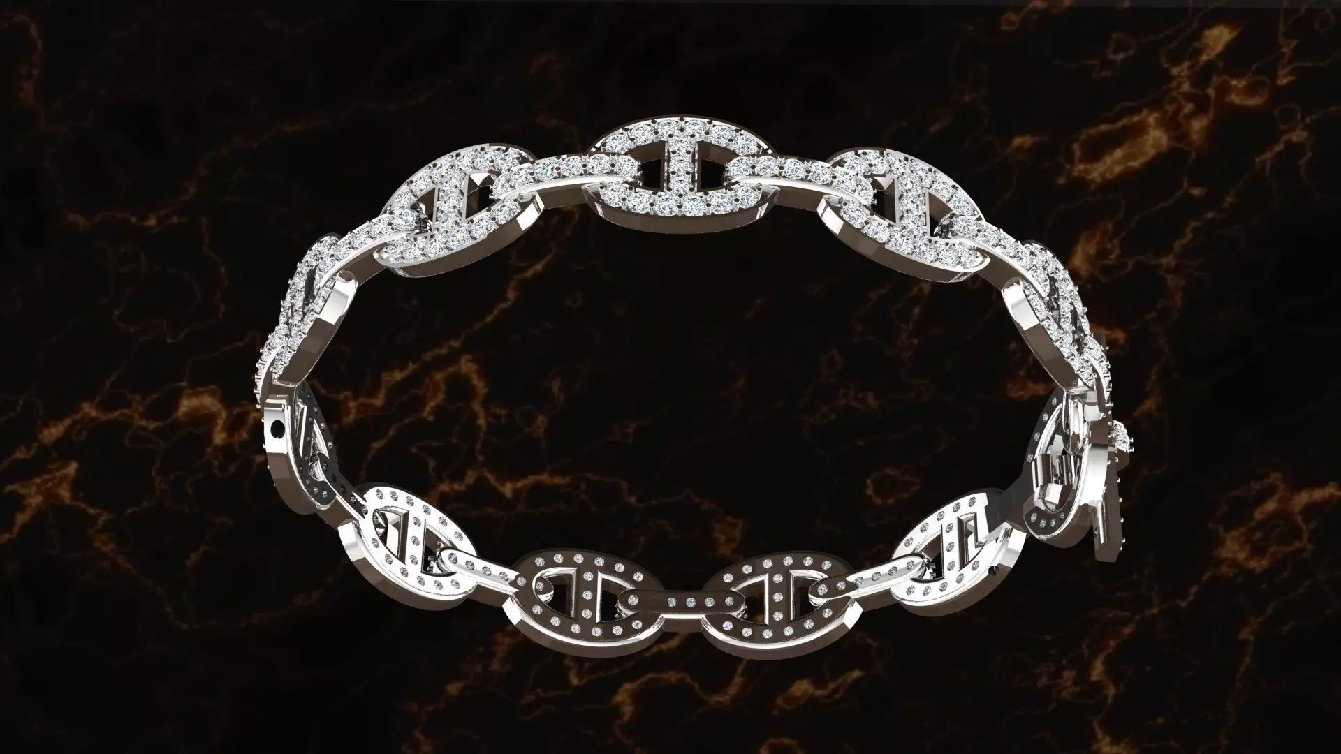 Bracelet harmes 3D print model_0