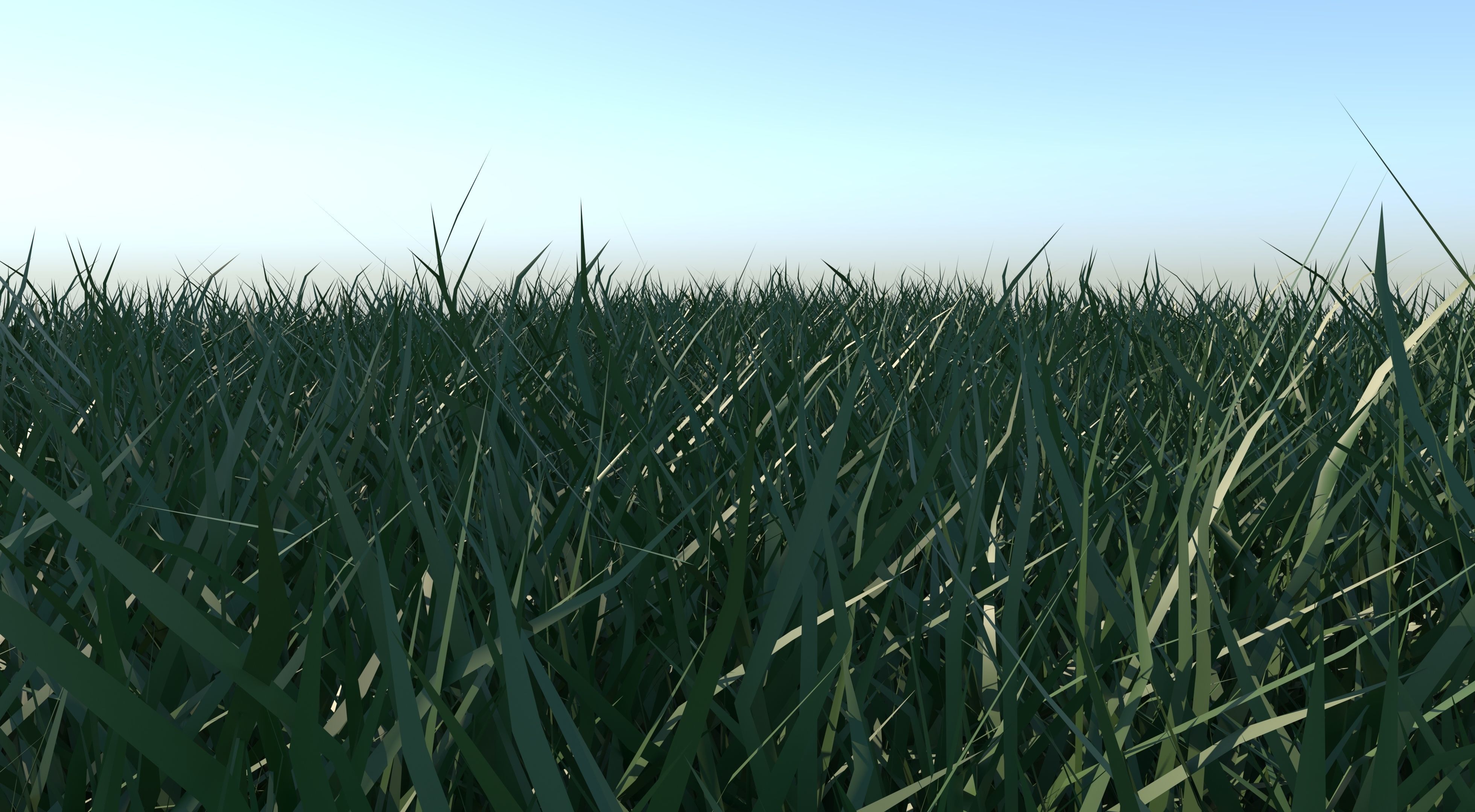 Grass and gravel 3D model_4