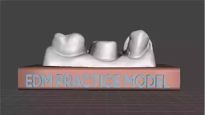 EDM Dental Practice Standard Model Class 2 and Bridge 3D print model