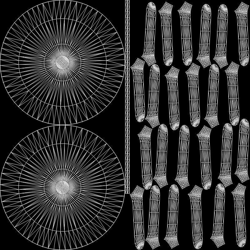 Jayce Coffee Table Ash beige Low-poly 3D model_7