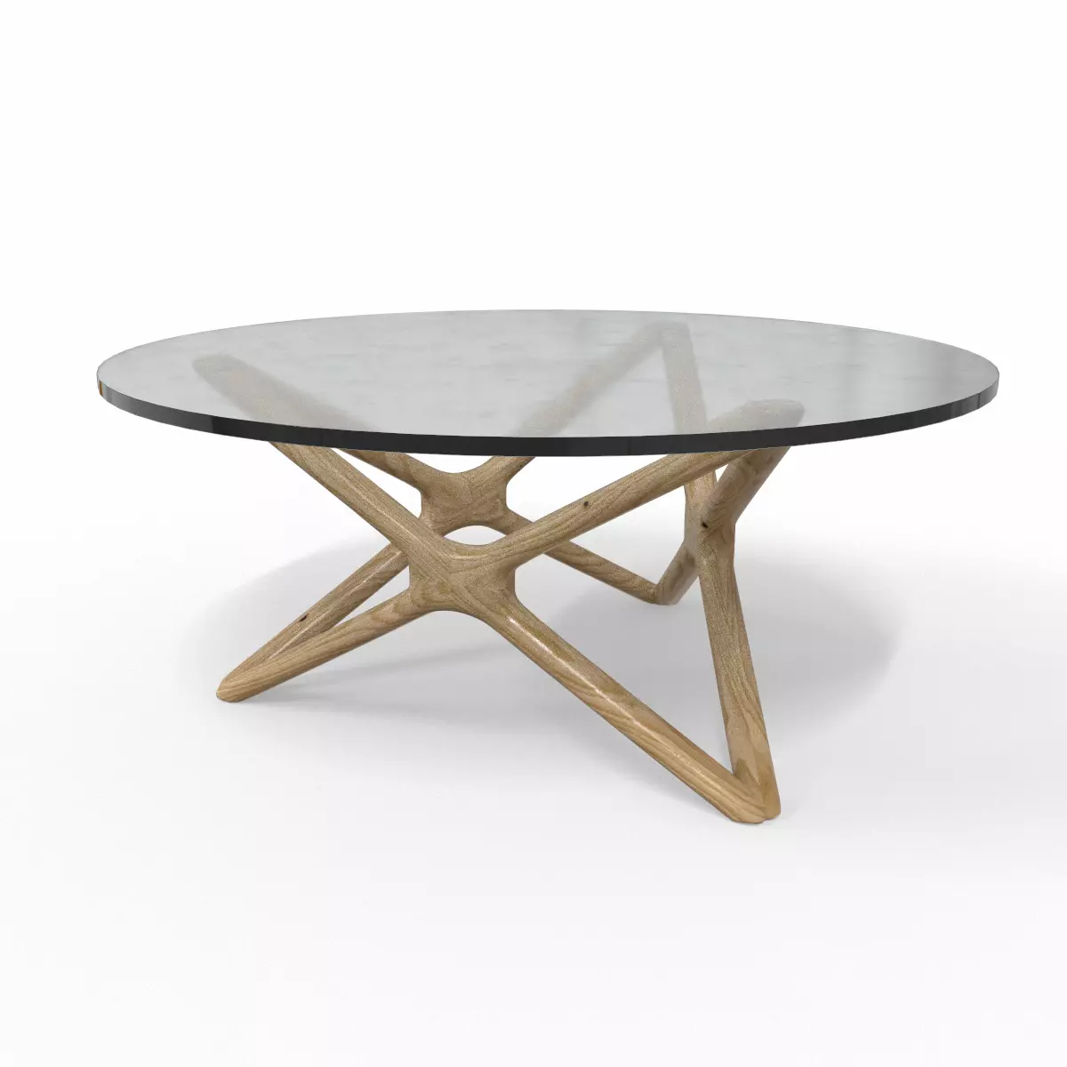 Jayce Coffee Table Ash beige Low-poly 3D model_0