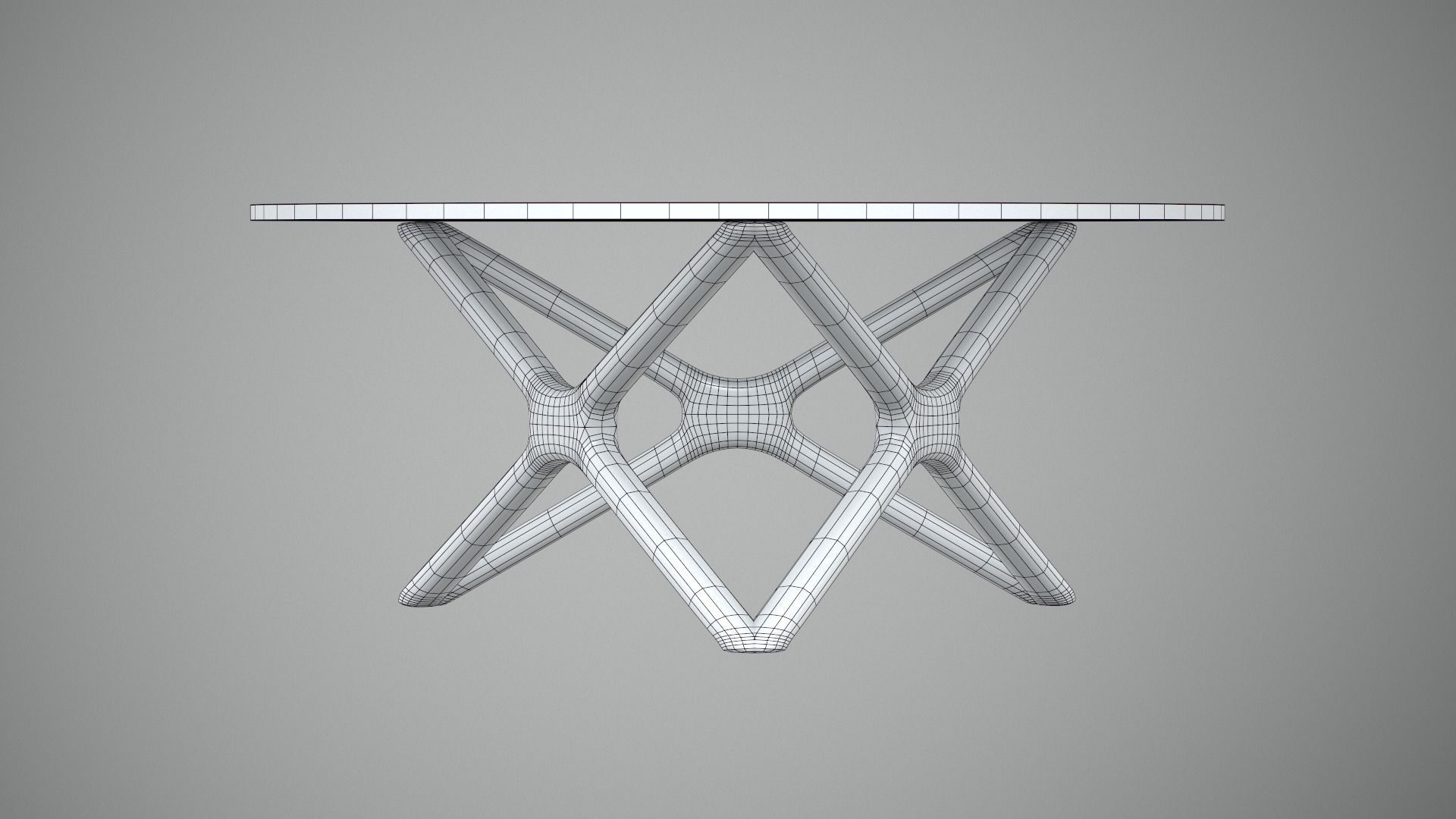 Jayce Coffee Table Ash beige Low-poly 3D model_6