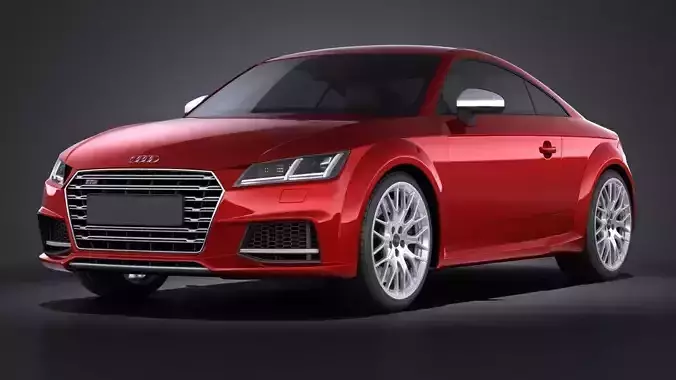 Audi TTS Coupe 2015 VRAY