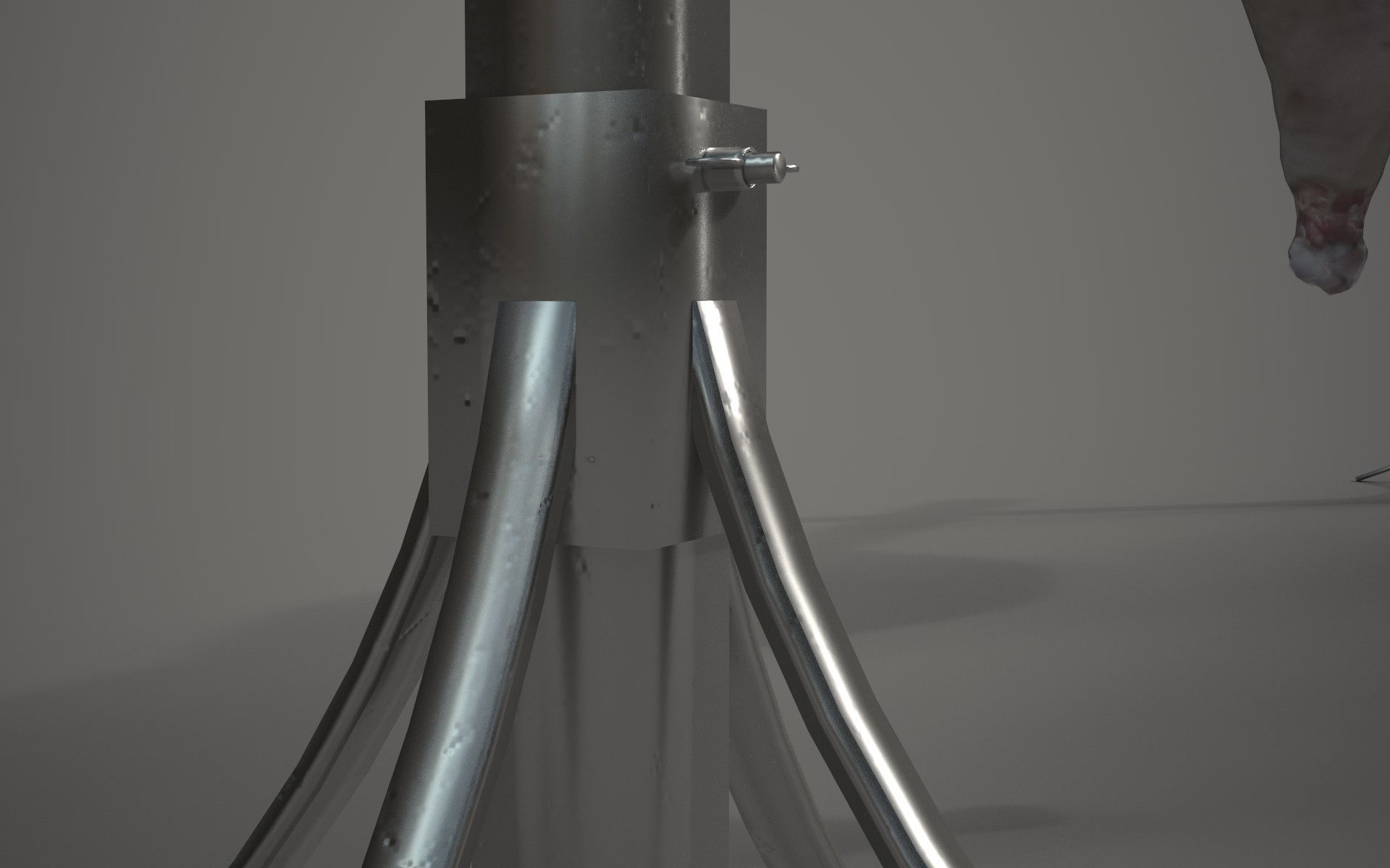 Lamb on a Spit Low-poly 3D model_4