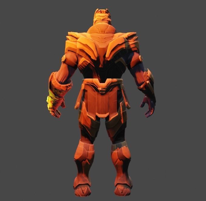Thanos 3D Model with Textures Free 3D model_5