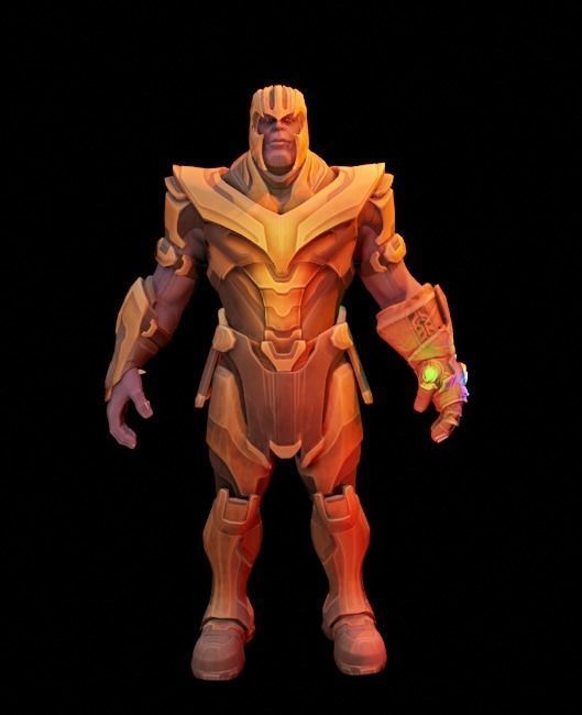 Thanos 3D Model with Textures Free 3D model_7