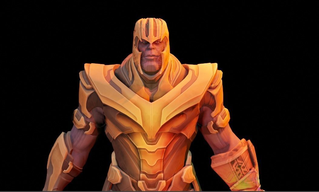 Thanos 3D Model with Textures Free 3D model_6