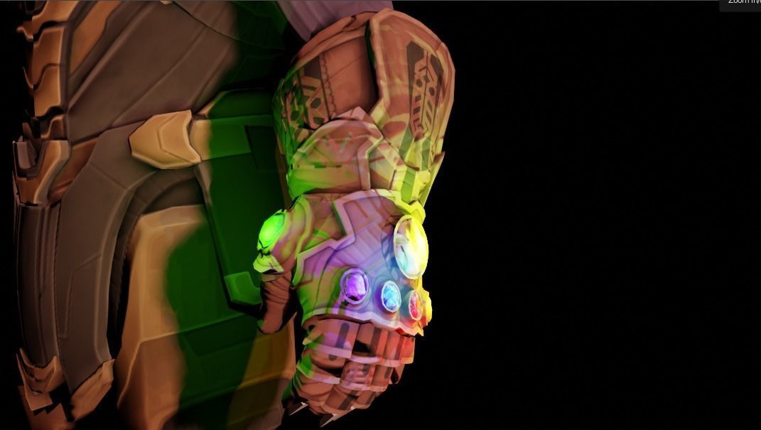 Thanos 3D Model with Textures Free 3D model_1