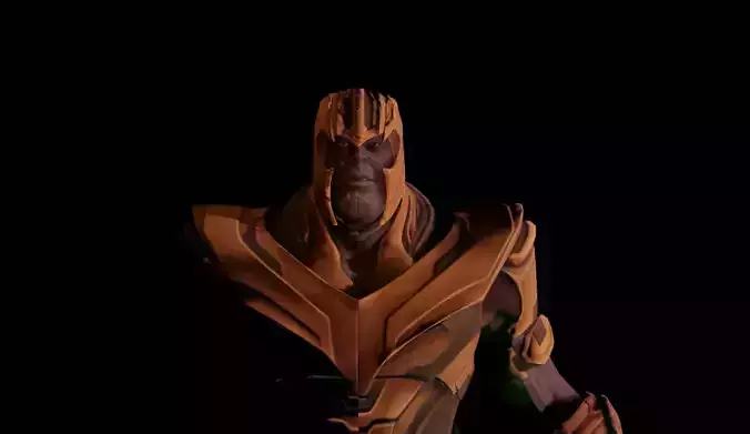 Thanos 3D Model with Textures Free 3D model