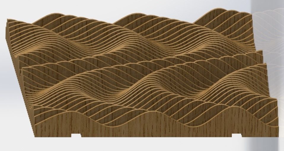 Parametric wall C  3D model_10