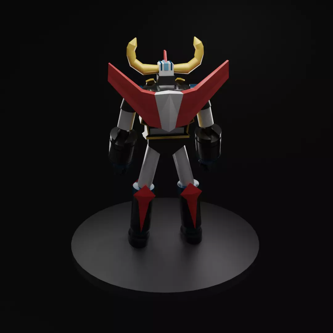 Gaiking power rangers horned person Free 3D model