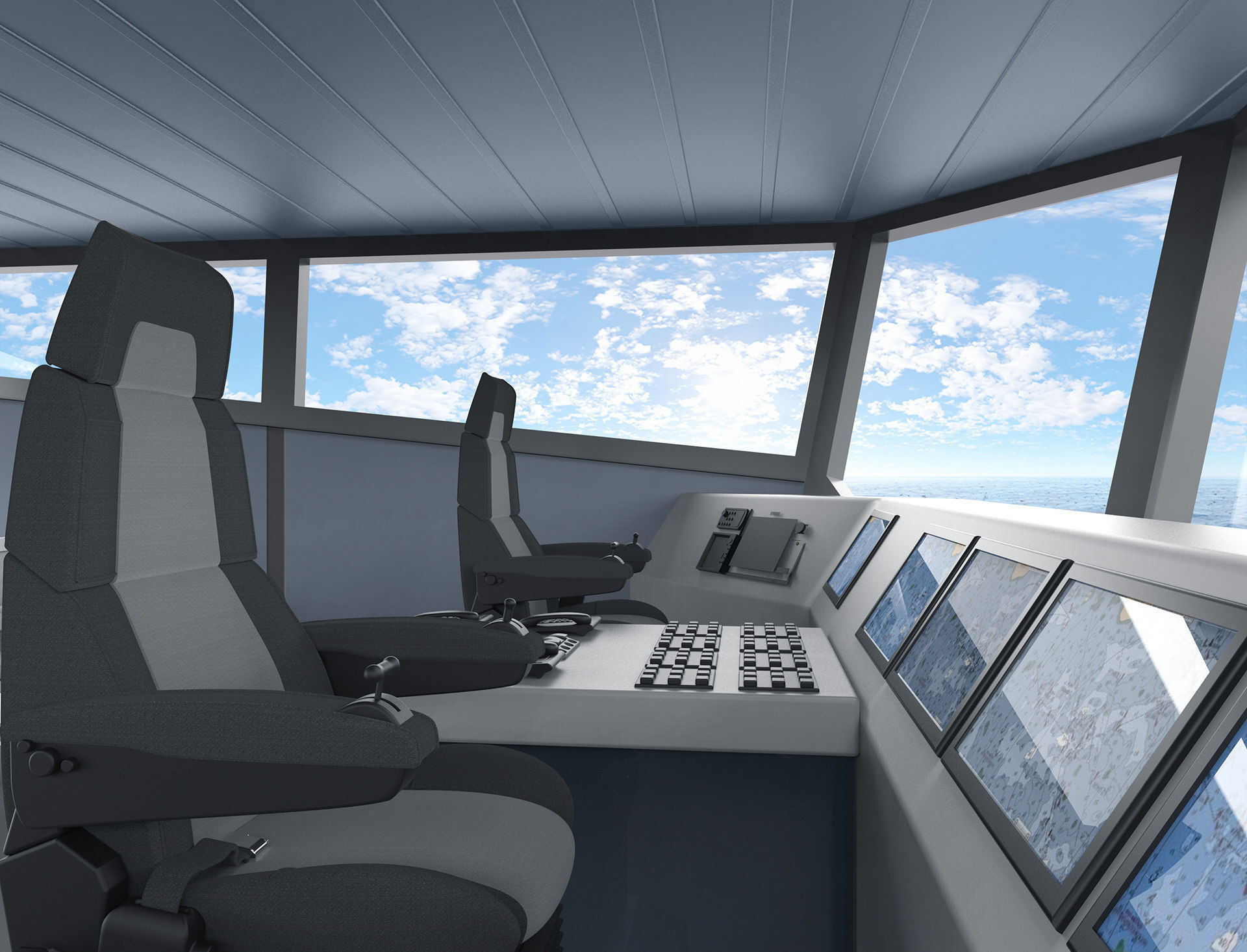 WindFarm Support Vessel 3D model_1