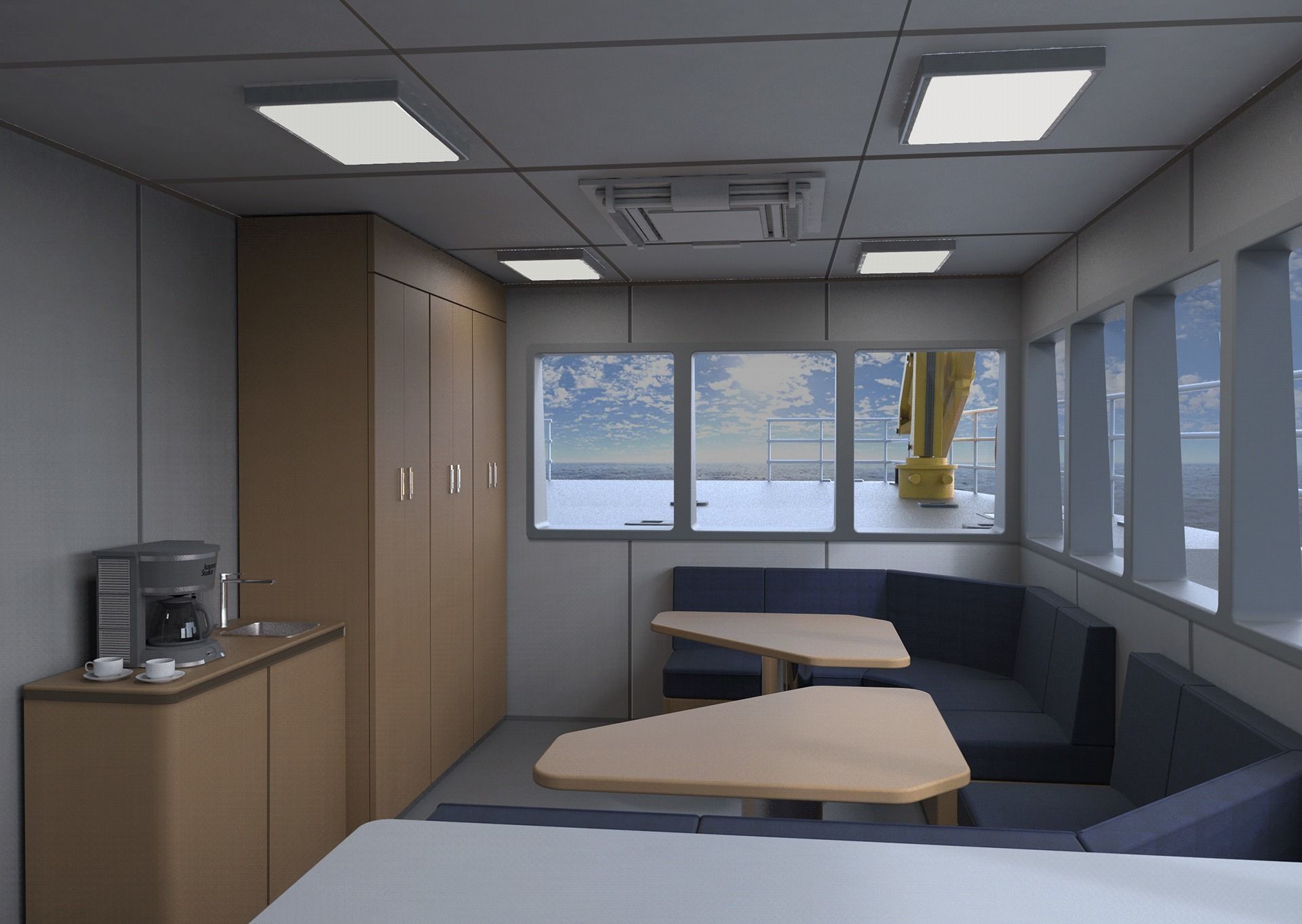 WindFarm Support Vessel 3D model_4