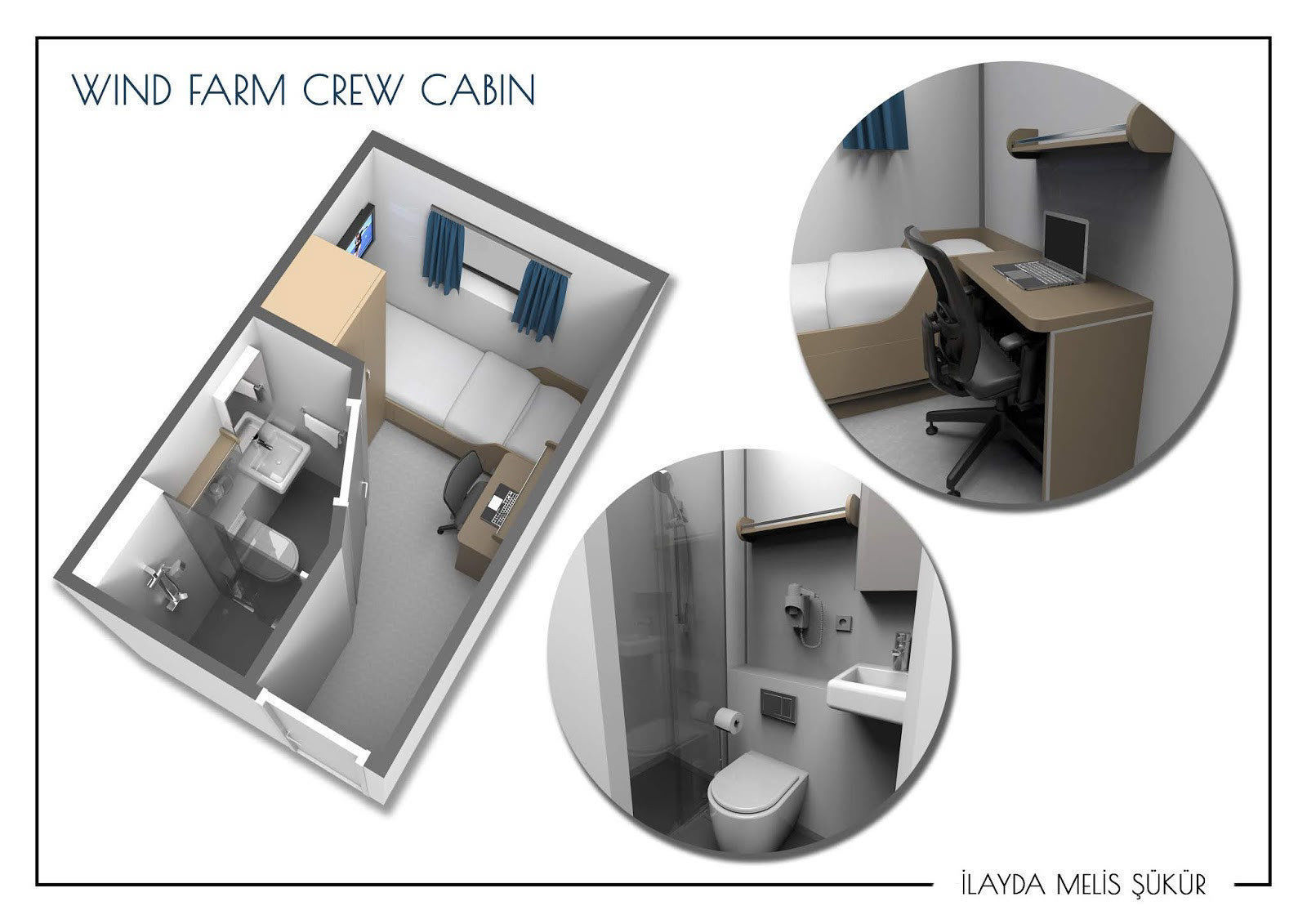 WindFarm Support Vessel 3D model_2