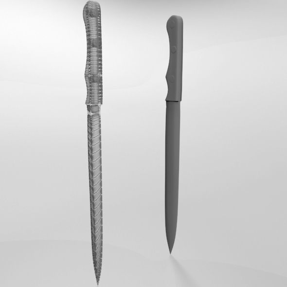 Knife 03 3D model_1