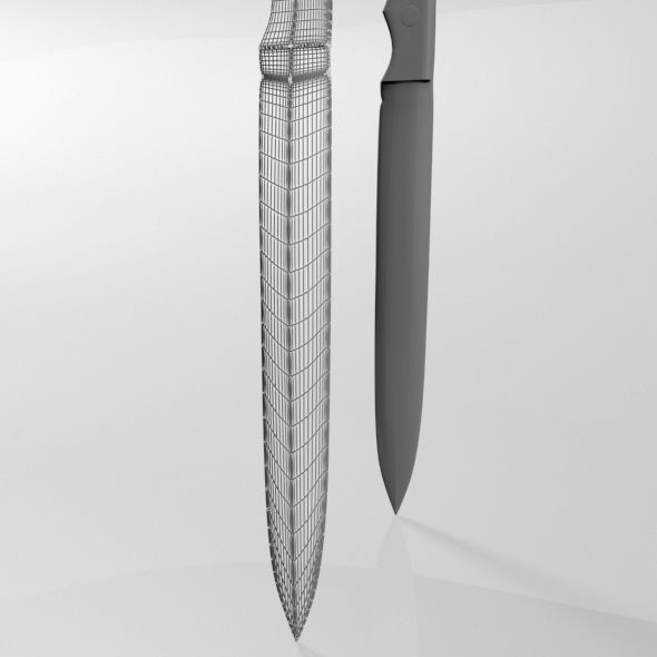 Knife 03 3D model_4