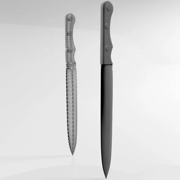 Knife 03 3D model_0