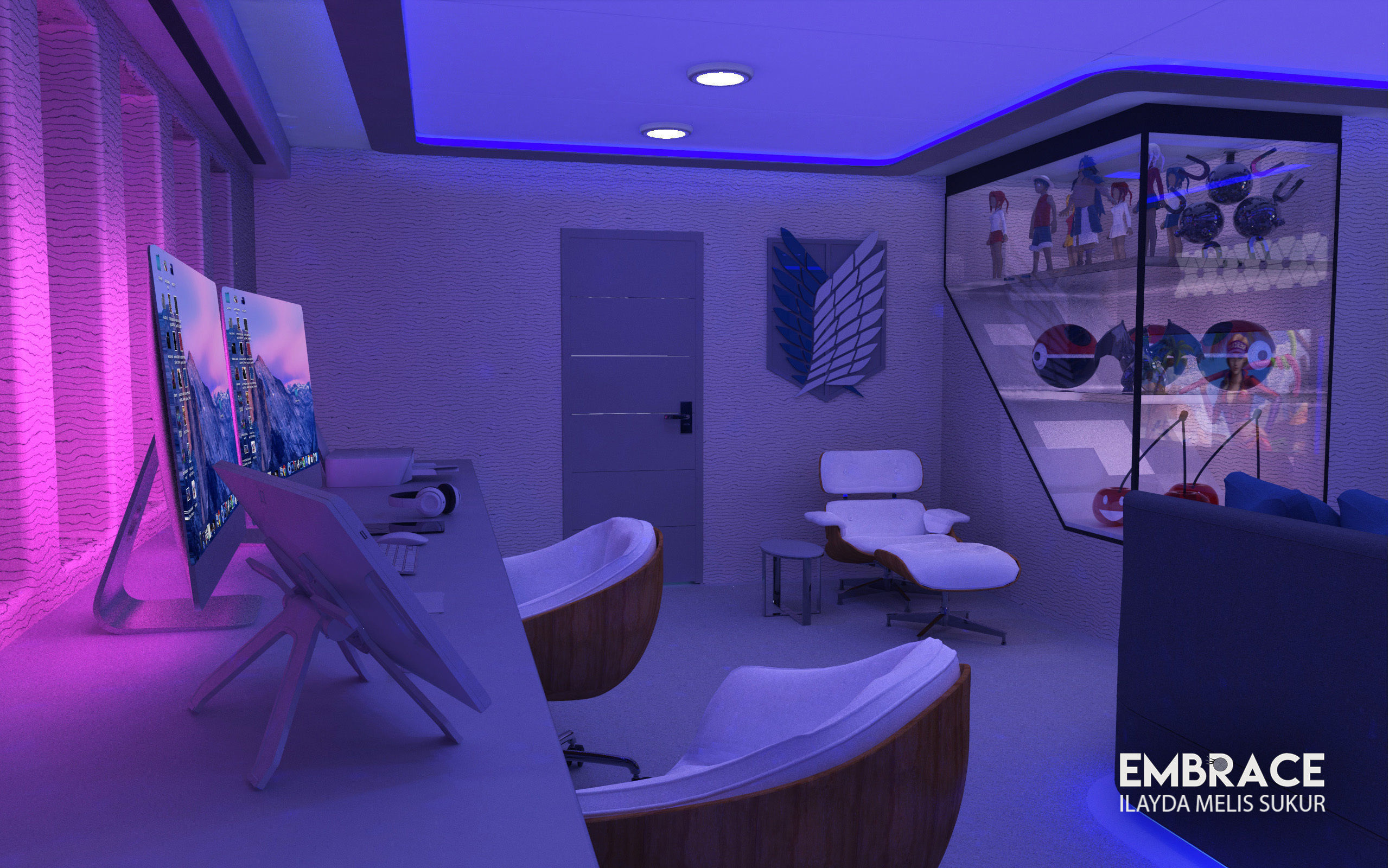 Game Room 3D model_2