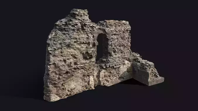 Game Ready Scanned Castle Ruins v2