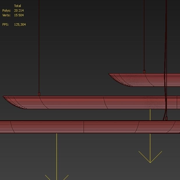 Canoe Lamp 3D model_4